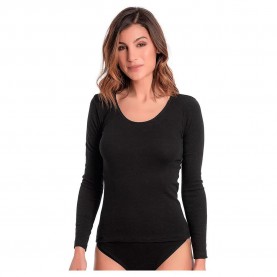 дамско,бельо,дамски,бикини,и,танкини,playtex,princesa,liberty,long,sleeve,base,layer,black,(black)