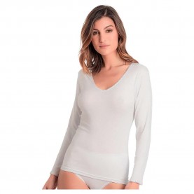 дамско,бельо,дамски,бикини,и,танкини,playtex,princesa,thermal,long,sleeve,base,layer,white,(white)