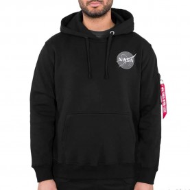 суичър,мъжки,пуловери,alpha,industries,space,shuttle,hoodie,black
