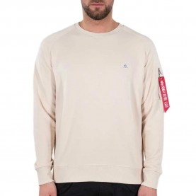 блуза,мъжки,пуловери,alpha,industries,x,fit,sweatshirt,white,(jet,stream,white)