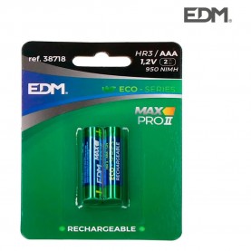 батерии,edm,ir3,aaa,950mah,rechargeable,battery,2,units,blue,(blue,green)