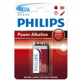 батерии,philips,6lr61,9v,alkaline,battery,silver,(silver)