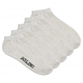 чорапи,мъжки,чорапи,jack,&,jones,jacdongo,socks,5,pairs,light,grey,melange,detail,lgm,lgm,(grey)