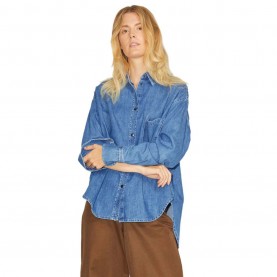 дамска,риза,с,дълъг,ръкав,дамски,блузи,дамски,ризи,jjxx,kendra,relaxed,denim,long,sleeve,shirt,blue