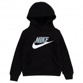 Суичър Nike Club Hbr Po hoodie - Black (Black) суичър,детски,блузи,nike,club,hbr,po,hoodie,black,(black)