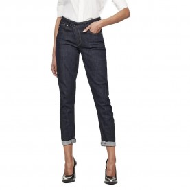 Дънки G-Star Joci 3D Mid Slim jeans - Blue (Rinsed) дънки,дамски,панталони,g,star,joci,3d,mid,slim,jeans,blue,(rinsed)