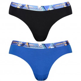 дамско,бельо,дамски,бикини,и,танкини,reebok,panties,2,units,blue,black,(blue,black)