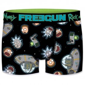 боксерки,мъжко,бельо,freegun,rick&morty,t603,1,boxers,black,(multicolour)