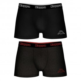 боксерки,мъжко,бельо,kappa,boxers,2,units,black,(grey,black)