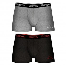 боксерки,мъжко,бельо,kappa,boxers,2,units,grey,grey,(multicolor)