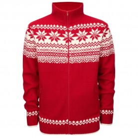блуза,мъжки,пуловери,brandit,norweger,full,zip,sweater,red