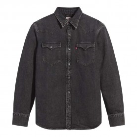 риза,с,дълъг,ръкав,мъжки,ризи,levi´s,®,barstow,western,standard,long,sleeve,shirt,black,(black,washed)