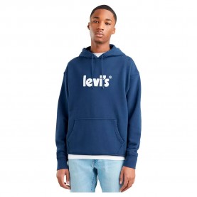 суичър,мъжки,пуловери,levi´s,®,t2,relaxed,graphic,hoodie,poster,dress,blues,(black)