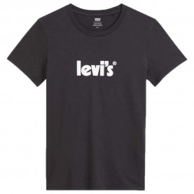 тениска,дамски,тениски,levi´s,®,the,perfect,17369,short,sleeve,t,shirt,seasonal,poster,logo,t2,caviar,(black)