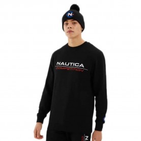 блуза,мъжки,пуловери,nautica,collier,sweatshirt,black,(black)