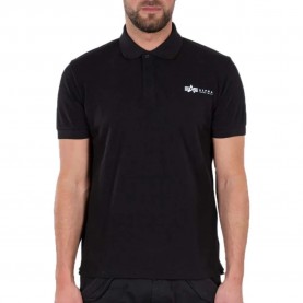 Alpha industries Basic SL short sleeve polo - Black (Black) мъжки,блузи,с,яка,alpha,industries,basic,sl,short,sleeve,polo,black,(black)