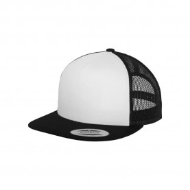 шапка,всички,шапки,flexfit,classique,plat,cap,black,white,black,(black)