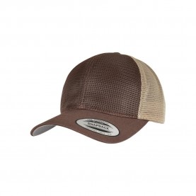 Шапка Flexfit Omnimesh 2-tone cap - Brown (Brown / Green) шапка,всички,шапки,flexfit,omnimesh,2,tone,cap,brown,(brown,green)
