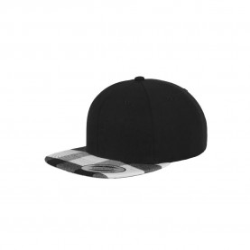 шапка,всички,шапки,flexfit,flanell,peak,cap,black,white,(black)
