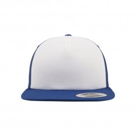 шапка,всички,шапки,flexfit,foam,with,white,front,cap,blue,white,blue,(blue)