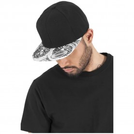 шапка,всички,шапки,flexfit,un,king,cap,black,(black,white)