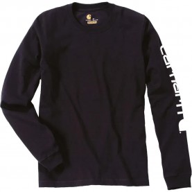 тениска,мъжки,тениски,carhartt,logo,long,sleeve,t,shirt,blue