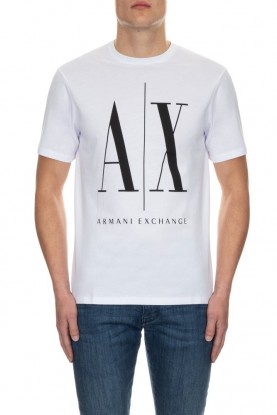 тениска,мъжки,тениски,armani,exchange,t,shirt,white