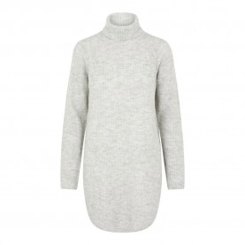 блуза,дамски,пуловери,дамски,плетени,дрехи,pieces,ellen,high,neck,sweater,light,grey,melange,(grey)
