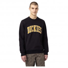 блуза,мъжки,пуловери,dickies,aitkin,sweatshirt,black,(black,yellow)