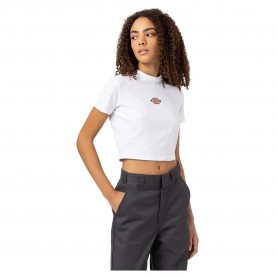 фланелка,с,къс,ръкав,дамски,топове,dickies,maple,valley,short,sleeve,top,white,(white)