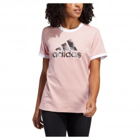 Тениска Adidas Brand short sleeve T-shirt - Pink (Wonder Mauve) тениска,дамски,тениски,adidas,brand,short,sleeve,t,shirt,pink,(wonder,mauve)