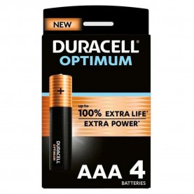 батерии,duracell,optimun,aaa,lr03,alkaline,battery,4,units,black,(black,orange)