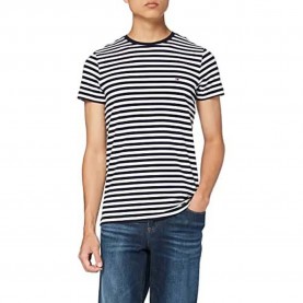 тениска,мъжки,тениски,tommy,hilfiger,stretch,slim,fit,short,sleeve,t,shirt,black