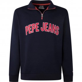 блуза,мъжки,пуловери,pepe,jeans,denzel,full,zip,sweatshirt,blue