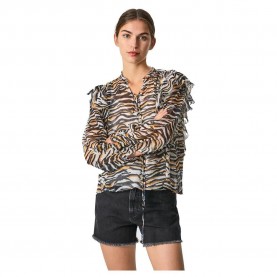 Pepe jeans Liberty shirt - Brown (Multi) дамски,ризи,pepe,jeans,liberty,shirt,brown,(multi)