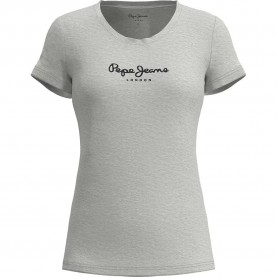 тениска,дамски,тениски,pepe,jeans,new,virginia,short,sleeve,t,shirt,grey,(grey,marl)