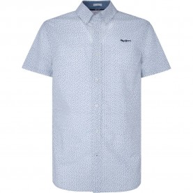 риза,с,къс,ръкав,мъжки,ризи,pepe,jeans,pharrell,short,sleeve,shirt,blue,(white)