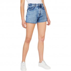 Къси панталони Pepe jeans PL801003WR5-000 Suzie shorts - Blue (Denim) къси,панталони,дамски,панталони,pepe,jeans,pl801003wr5,000,suzie,shorts,blue,(denim)