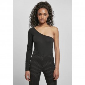 дамски,бодита,urban,classics,suit,organic,asymmetric,one,sleeve,body,black