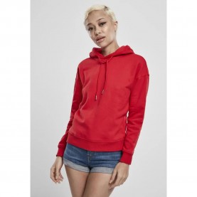 блуза,дамски,блузи,urban,classics,basic,ribbed,sweatshirt,red