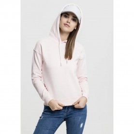 блуза,дамски,блузи,urban,classics,basic,ribbed,sweatshirt,pink