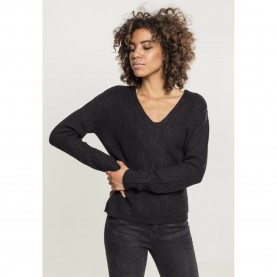 блуза,дамски,блузи,urban,classics,back,lace,up,sweatshirt,black