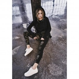 поларена,блуза,дамски,блузи,urban,classics,polar,fleece,sweatshirt,black,(black)
