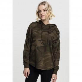 Блуза Urban classics Sweatshirt Camo - Green блуза,дамски,блузи,urban,classics,sweatshirt,camo,green