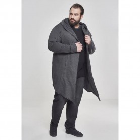 жилетка,мъжки,якета,urban,classics,long,hooded,cardigan,jacket,brown