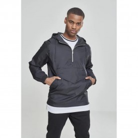 яке,мъжки,якета,urban,classics,windproof,pullover,basic,jacket,black,(black)