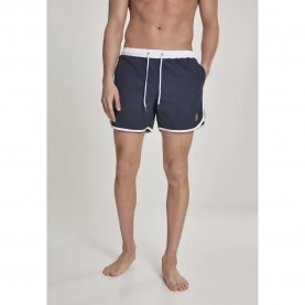 бански,гащета,мъжки,бански,костюми,urban,classics,retro,swimming,shorts,navy,white,(blue)