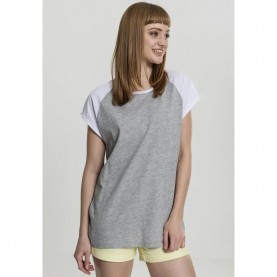 тениска,дамски,тениски,urban,classics,raglan,contract,short,sleeve,t,shirt,gray,white,(grey)