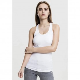 Тениска Urban classics TB697 sleeveless T-shirt - White тениска,дамски,тениски,urban,classics,tb697,sleeveless,t,shirt,white