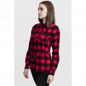 дамски,блузи,дамски,ризи,urban,classics,ed,flanell,shirt,black,(black,red)